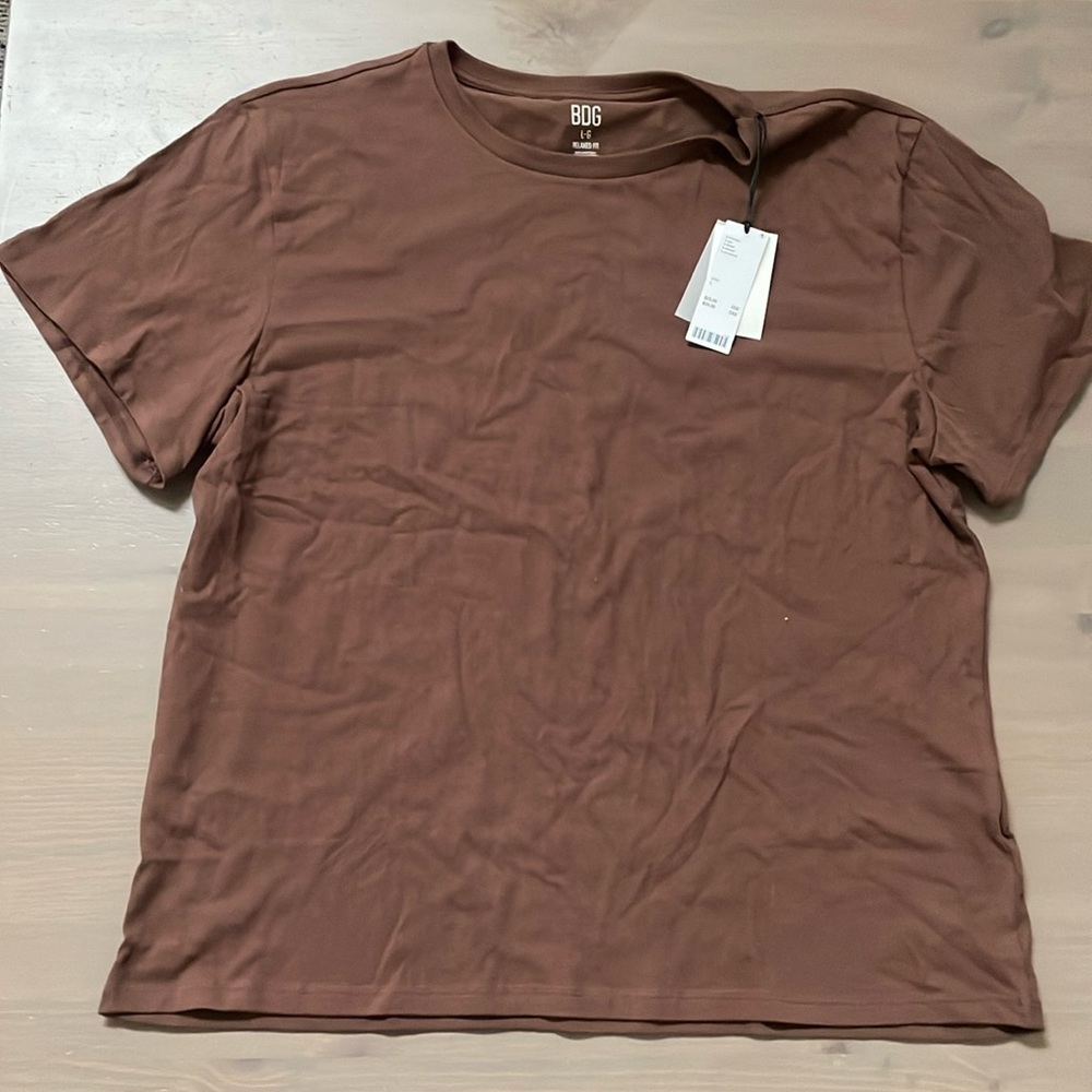 BDG Relaxed Fit Brown Shirt Size Large